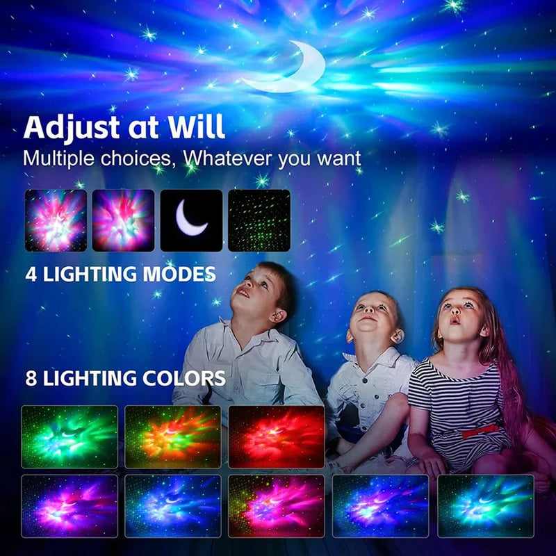 New Galaxy Star Projector Starry Sky Night Light Astronaut Lamp Home Room Decor Decoration Bedroom Decorative Luminaires Gift